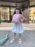 沐霓2025夏季新女童涼鞋時(shí)尚學(xué)生沙灘鞋中大童軟底防滑露趾公主鞋涼拖 褶皺魔術(shù)貼涼鞋白34碼內(nèi)長(zhǎng)21.3cm 曬單實(shí)拍圖