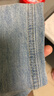 真維斯（Jeanswest）淺色闊腿牛仔褲女秋冬季新款2025棉彈舒適高腰寬松直筒拖地褲子女 淺藍長(cháng)褲（常規） L 曬單實(shí)拍圖