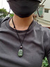 漫畔石和田玉吊墜本命佛護(hù)身符男女款玉墜青玉掛墜天然玉石項鏈生日禮物 生肖羊/猴 大日如來 尺寸:約26*19MM 曬單實拍圖