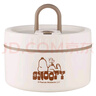 史努比(Snoopy)304不銹鋼飯盒 日式圓形學(xué)生便當(dāng)盒 上班族寶寶輔食保溫碗便攜飯盒餐盒600ml 白7004 曬單實(shí)拍圖