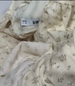 森馬（Semir）連衣裙女荷葉邊V領(lǐng)溫柔少女感2025夏季碎花裙小清新109325114010 曬單實(shí)拍圖
