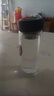 鵝蛋杯玻璃杯雙層茶水分離加厚高硼硅玻璃杯萬象大容量鵝蛋杯雙層 萬象皮紋黑鵝蛋杯 350ml 1只 曬單實(shí)拍圖