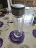 【?京東物流配送】高硼硅雙層玻璃杯大容量泡茶杯水杯子茶水分離 【雙層加厚】茶杯 350ml 1只 曬單實(shí)拍圖