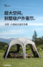 Naturehike挪客六角云界自立速開(kāi)穹頂天幕帳篷戶(hù)外露營(yíng)大空間遮陽(yáng)棚TPU門(mén)簾 曬單實(shí)拍圖
