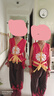 哪吒兒童演出服團(tuán)體舞蹈演出搭配武器全套男女童cos小哪吒服裝 哪吒七件套 140 cm 現(xiàn)貨 曬單實(shí)拍圖