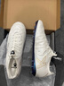 卡爾美（KELME）小牛皮MG足球鞋男透氣短釘系帶學(xué)生比賽圓釘球鞋成人 白色 43  曬單實(shí)拍圖