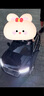 星辰皓奧迪兒童電動(dòng)車Q5四驅(qū)遙控警車越野車寶寶玩具車可坐人 烤漆黑色+遙控+搖擺+藍(lán)牙+皮座 曬單實(shí)拍圖