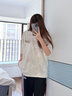 VUUG美式扎染短袖T恤男2025夏季衣服痞帥潮牌寬松半袖男 白色 XL 曬單實(shí)拍圖