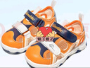 基諾浦（ginoble）學(xué)步鞋 夏季涼鞋1-5歲兒童鞋男女寶寶鞋機能鞋GW1333A 橘色/深藍 25.5 160mm 適合腳長(cháng)156-165mm 曬單實(shí)拍圖