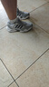 adidas輕松鞋 MEGASTRIDE超輕緩震回彈厚底增高老爹鞋阿迪達斯   晶白/灰色/深灰   46 曬單實拍圖
