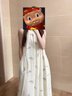 妙奕嘉吊帶連衣裙女睡裙裙子夏季2025新款夏天長裙法式碎花小個(gè)子顯瘦 鈴蘭花掛脖連衣裙【杏色】 L 【建議體重約90-120斤】 曬單實(shí)拍圖