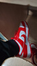耐克男子膠底低幫運動(dòng)鞋春季板鞋平底復古NIKE DUNK LOW HF5441 104白/大學(xué)紅/白 41 曬單實(shí)拍圖