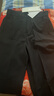 逸陽(yáng)開(kāi)叉九分西裝褲女2025年夏新款直筒顯瘦垂感褲子 黑色  26  曬單實(shí)拍圖