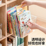 禧天龍極簡透明收納盒多功能桌面儲物盒書本化妝品面膜收納 1個裝 大號 曬單實拍圖