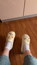 名創(chuàng)優(yōu)品（MINISO）洞洞鞋男女夏季外穿涼鞋防滑厚底踩屎感包頭涼拖鞋 卡其+海洋星星 曬單實(shí)拍圖
