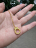 六桂福珠寶 LIU GUI FU JEWELRY黃金在逃公主吊墜女生1g蝴蝶結(jié)平安扣足金項(xiàng)鏈24k純金首飾送女友 甄選尊貴禮盒（無(wú)產(chǎn)品勿單拍） 曬單實(shí)拍圖