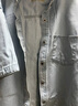 Levi's?SilverTab?25年春夏新款男士休閑短袖工裝牛仔襯衫外套 淺藍(lán)色 M 曬單實(shí)拍圖