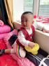 G.DUCKKIDS小黃鴨男童秋裝套裝兒童西裝寶寶周歲禮服嬰兒抓周衣服小孩表演服 紅色 80 尺碼6-12月【75-85cm】 曬單實(shí)拍圖