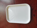 挽醉風(fēng)密胺托盤(pán)白色餐盤(pán)塑料盤(pán)仿瓷客房長(cháng)方形盤(pán)子端菜盤(pán)面包盤(pán)蛋糕點(diǎn)心 A款托盤(pán)中號 29.4cm 曬單實(shí)拍圖