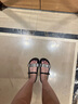 CHARLES&KEITH時(shí)尚鉆飾厚底露趾拖鞋涼鞋CK1-70381090 BLACK TEXTURED黑色紋理 36 （230） 曬單實(shí)拍圖