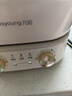 九陽(yáng)（Joyoung）電火鍋家用火鍋專用鍋多用途大火力2200W多功能鍋6L烤涮分體電炒鍋電煮鍋HG60-G577 曬單實(shí)拍圖