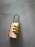 云珀行李箱抽屜密碼鎖小型掛鎖家用柜鎖柜子收納盒收納箱文件柜U 銅掛鎖4位密碼特大號 曬單實(shí)拍圖