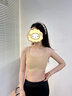 貓人高中生粉底液內(nèi)衣女學生隱形無痕背心夏薄款發(fā)育期運動防震文胸罩 粉底液膚【單件 校服不透】 L /BCD通杯【建議120-140斤】 曬單實拍圖