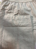 婭麗達(dá)棉麻直筒褲女夏季休閑褲小個(gè)子女褲藍(lán)色褲子2025新款闊腿褲 麻米色（I0） M 曬單實(shí)拍圖