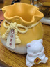 藝上美生日禮物女桌面擺件好運連連筆筒大容量畢業(yè)送老師伴手禮工位裝飾 櫻花貓黃色筆筒（好運連連） 曬單實(shí)拍圖