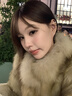 MSBEAST野獸小姐 saga皇冠狐貍毛 莼工暈染立領(lǐng)廓形皮草外套女丨朦朧妙想 暈染月光棕 M 曬單實(shí)拍圖