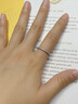 莫桑石排鉆女時(shí)尚個(gè)性疊戴百搭仿真碎鉆尾戒純銀鍍鉑金pt950戒指 輕奢款-經(jīng)典單排鉆-玫瑰禮盒 默認活口【閉口備注圈號】 曬單實(shí)拍圖