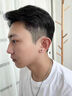 LnieerS925銀男士耳釘高級(jí)感痞帥單只潮簡(jiǎn)單小耳環(huán)簡(jiǎn)約男生黑色銀耳飾女 925銀鋯石耳釘【單只】 曬單實(shí)拍圖