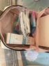橙央方糖化妝包女大容量分區高端便攜式護膚品收納旅行洗漱袋女士手提 小方糖化妝包【棕白色】 曬單實(shí)拍圖