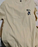 名創(chuàng  )優(yōu)品（MINISO）短袖男純棉休閑寬松夏季圓領(lǐng)百搭青少年潮流半袖t恤 白 L 曬單實(shí)拍圖