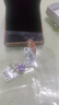 JOLEE項(xiàng)鏈S925銀時(shí)尚紫水晶彩色寶石項(xiàng)墜飾品吊墜送女生禮物一物一證 曬單實(shí)拍圖