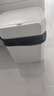華萍智能垃圾桶感應開(kāi)蓋13L+18L方形白色客廳臥室垃圾桶電池款兩件套 曬單實(shí)拍圖