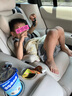 怡戈（Ekobebe）兒童安全座椅增高墊3-12歲便攜式簡(jiǎn)易寶寶車載汽車安全 奶油米【ADAC高速測(cè)試】 曬單實(shí)拍圖