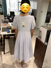 Teenie Weenie小熊女裝簡(jiǎn)約夏氣質(zhì)設(shè)計(jì)感泡泡袖藍(lán)色連衣裙百褶裙 淺藍(lán)色 S 曬單實(shí)拍圖