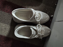 百麗（Belle）百搭舒適老爹鞋女商場(chǎng)同款個(gè)性休閑鞋B2H1DBM4 米色 38 (240mm) 曬單實(shí)拍圖