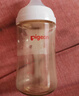 貝親（Pigeon）玻璃奶瓶寬口徑防脹氣240ml M號(hào)奶嘴 3月+ AA187  曬單實(shí)拍圖