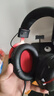 魔音王適用于HyperX金士頓耳機罩cloud2耳罩颶風(fēng)3二代耳套毒刺天箭暴風(fēng)天際阿爾法S風(fēng)云黑鷹頭梁替換配件 黑色【紅底蛋白皮】耳套一對 曬單實(shí)拍圖