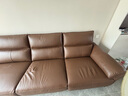 顧家家居【京東獨(dú)家家具】意式0靠墻電動(dòng)功能沙發(fā)新中式真皮客廳沙發(fā)6177 【棕茶色】四人位雙電動(dòng)3.4m 曬單實(shí)拍圖
