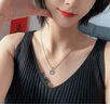 寶菲格PT950鉑金項鏈女白金鎖骨鏈吊墜套鏈定價情人節(jié)禮物送女友 鉑金項鏈+鉑金吊墜 支持專柜驗貨 曬單實拍圖