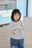 巴拉巴拉童裝兒童t恤男童2025秋新款女童長袖內(nèi)搭嬰兒純棉打底衫男寶女寶 黑白色調(diào)00491 100 曬單實拍圖