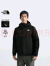 The North Face北面防水棉服男外套戶外保暖棉夾克89TH 宇宙黑/4H0 2XL 曬單實(shí)拍圖