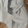 胖媽媽加肥加大的防曬衣中老年人透氣的女大碼媽媽防嗮衣女夏季休閑款防曬服薄外套 藍灰色 4XL建議160-180斤 曬單實(shí)拍圖