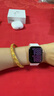Apple/蘋果 Watch Series 10智能手表蜂窩款42毫米玫瑰金色鋁金屬表殼淡桃粉色運(yùn)動(dòng)型表帶S/M MWXQ3CH/B 曬單實(shí)拍圖