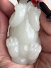可玉可求保價(jià)11.11 孤品和田玉貔貅手把件 男士羊脂白玉貔貅玉石把玩件 款二 M10379z 曬單實(shí)拍圖
