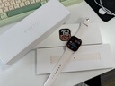 Apple/蘋果 Watch Series 10 智能手表GPS款46毫米玫瑰金色鋁金屬表殼淡桃粉色運動型表帶M/L MX2A3CH/B 曬單實拍圖
