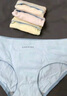 莫代爾內(nèi)褲女純棉100%棉抗菌襠無痕內(nèi)褲女士中腰透氣少女生內(nèi)褲三角褲頭 曬單實(shí)拍圖